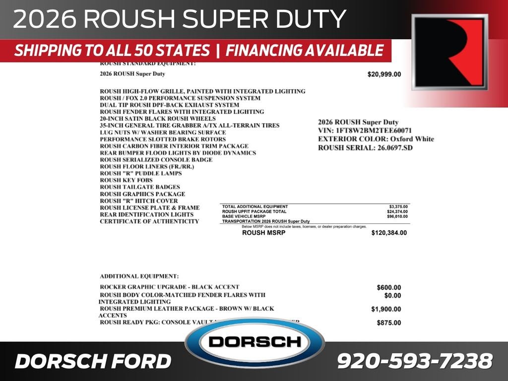 2026 Ford F-250SD Roush