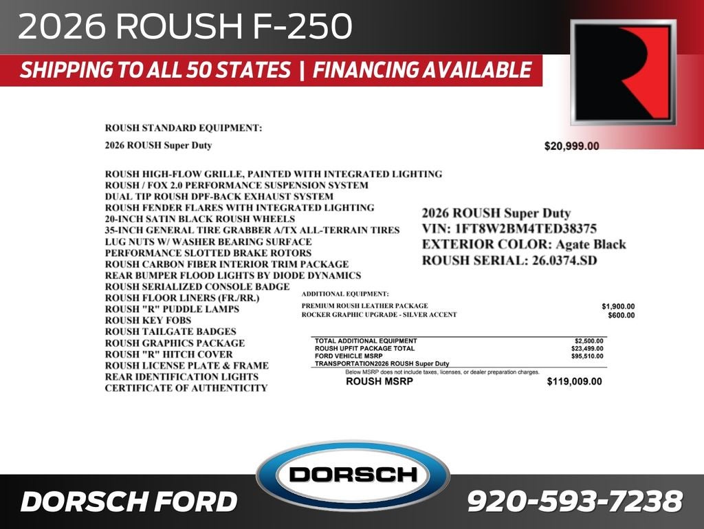 2026 Ford F-250SD Roush