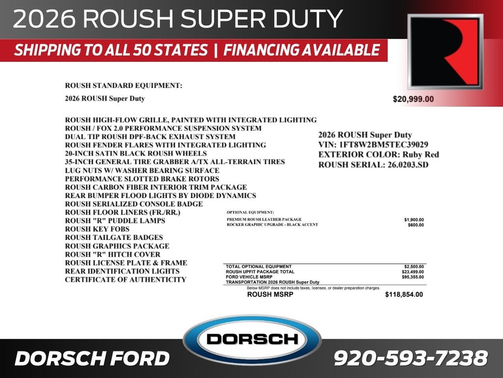 2026 Ford F-250SD Roush