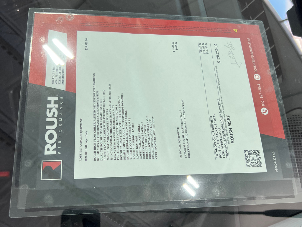 2026 Ford F-350SD Roush