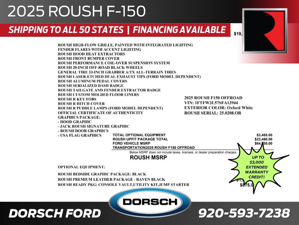 2025 Ford F-150 Roush