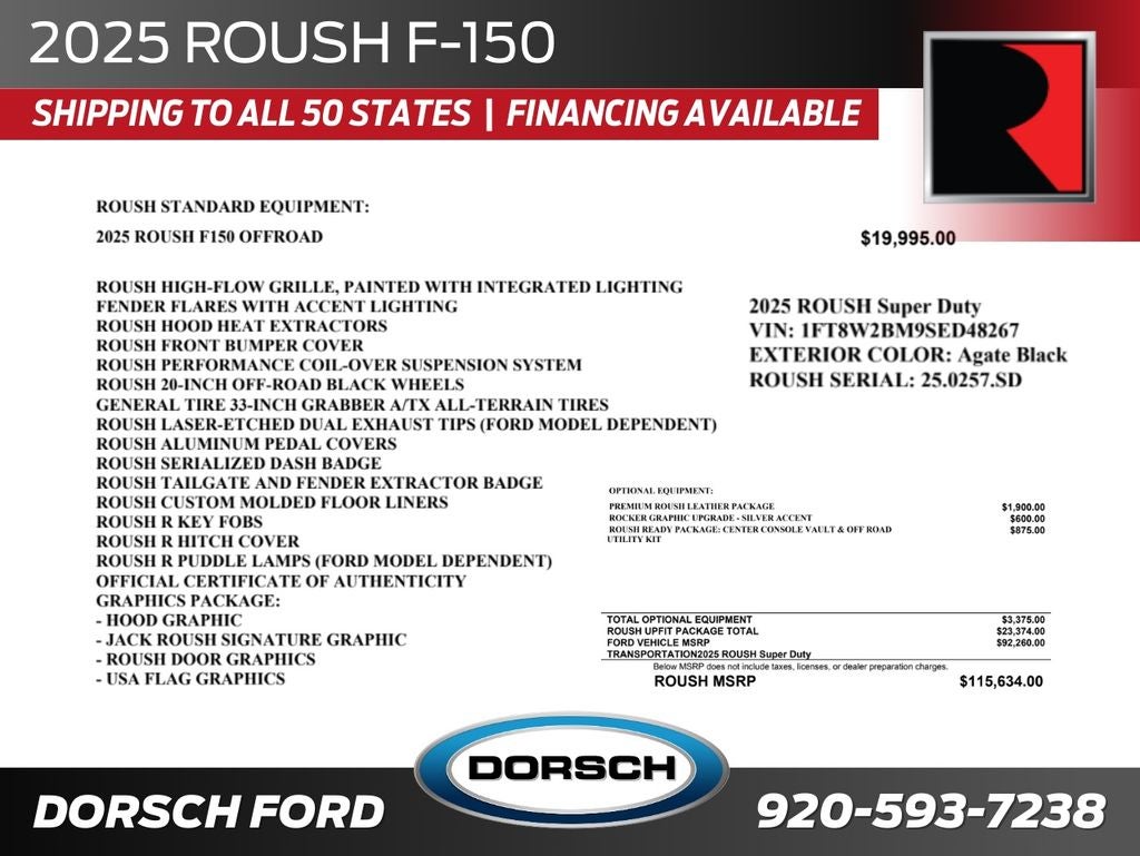 2025 Ford F-150 Roush