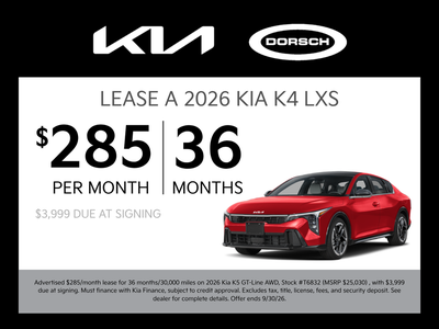 2026 Kia K4 EX