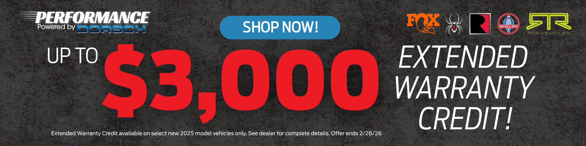 Performance Warranty Credit