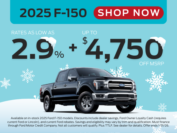 January Ford F-150 Deals