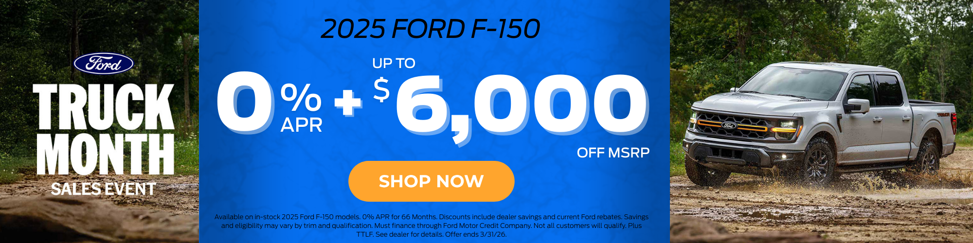 Ford Truck Month F-150 Deals