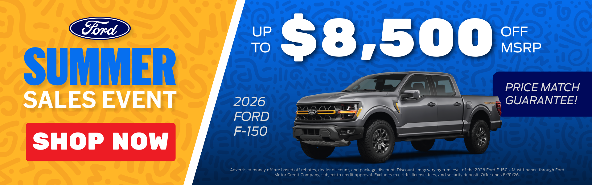 2026 Ford F-150 Deals
