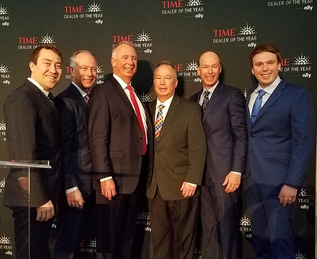 Peter Dorsch at awards ceremony