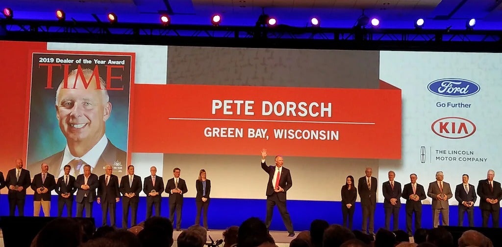 Peter Dorsch at conference